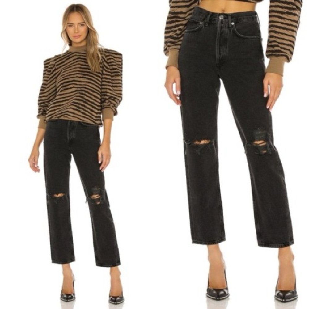 AGOLDE 90s Mid-Rise Loose Jean in Smokestack Size 25